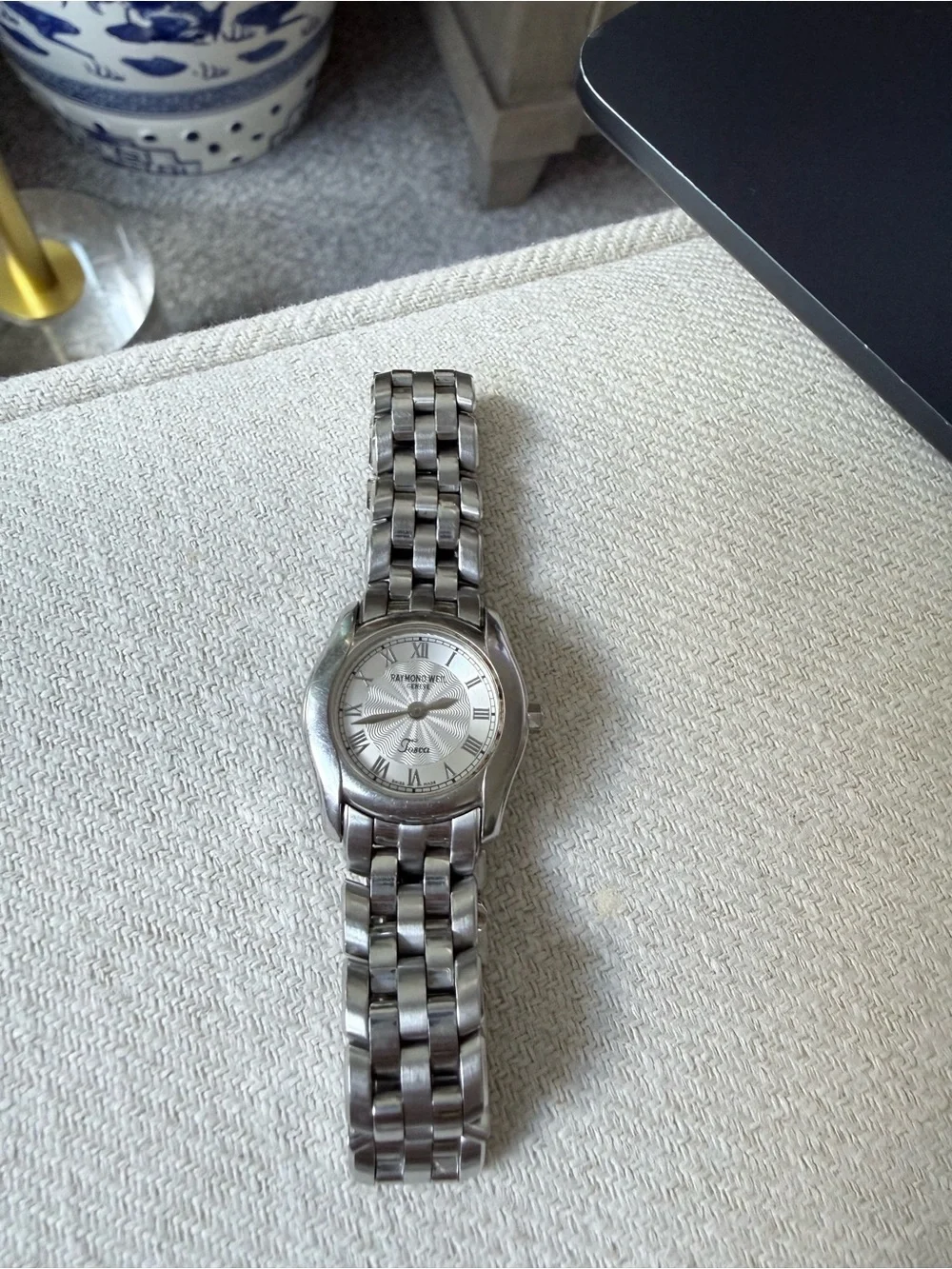 Raymond Weil Silver women’s Stainless Steel Watch with Roman Dial